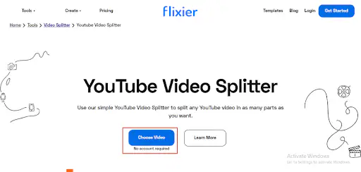 choose youtube video to upload on flixier