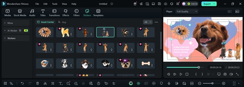 create adorable videos with dog stickers