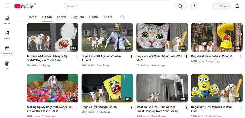 maymo dog youtube videos