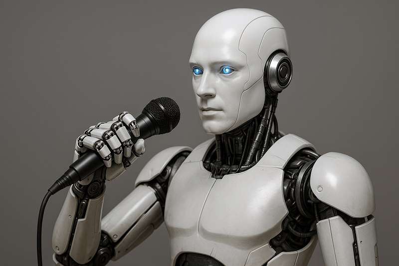ai music with robotic vocal