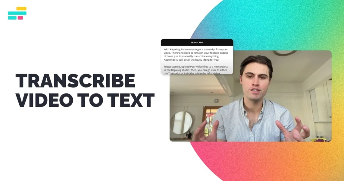 kapwing video to text features