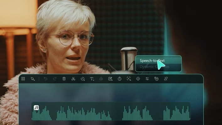 filmora speech to text