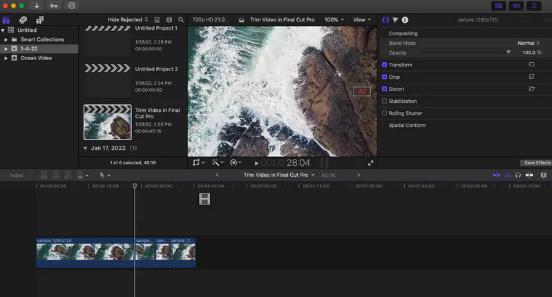 import media in final cut 