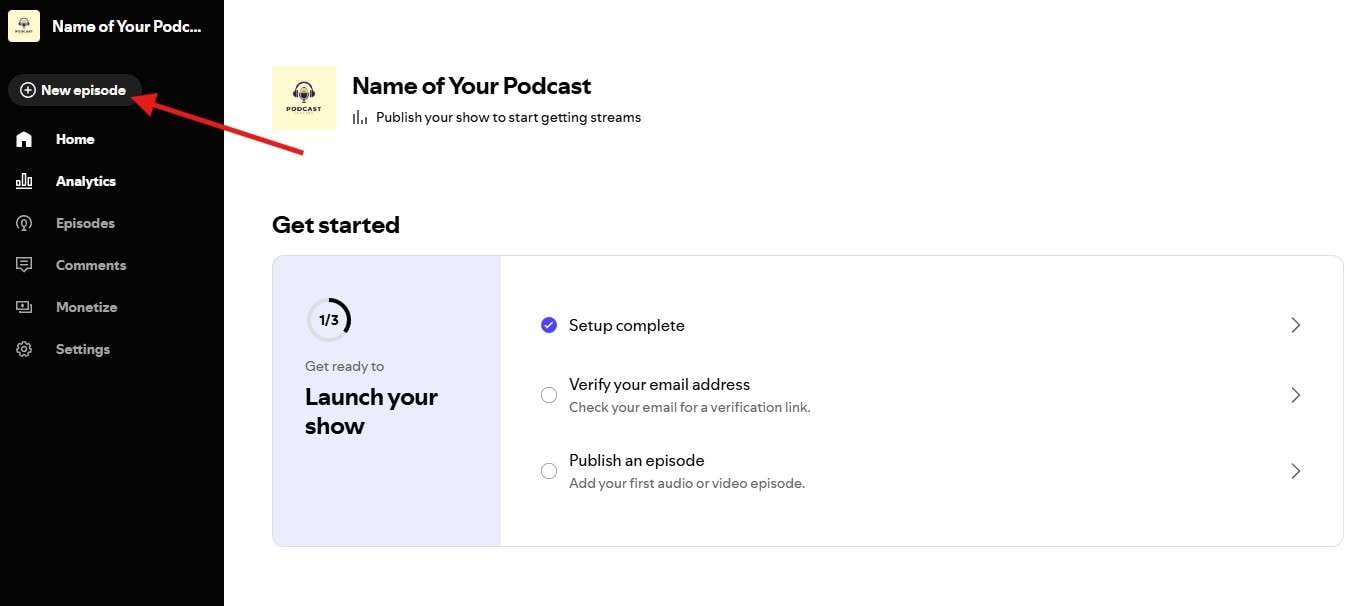 add episodes to your podcast channel