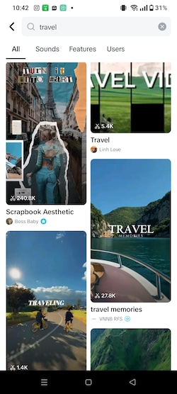 capcut autocut travel templates
