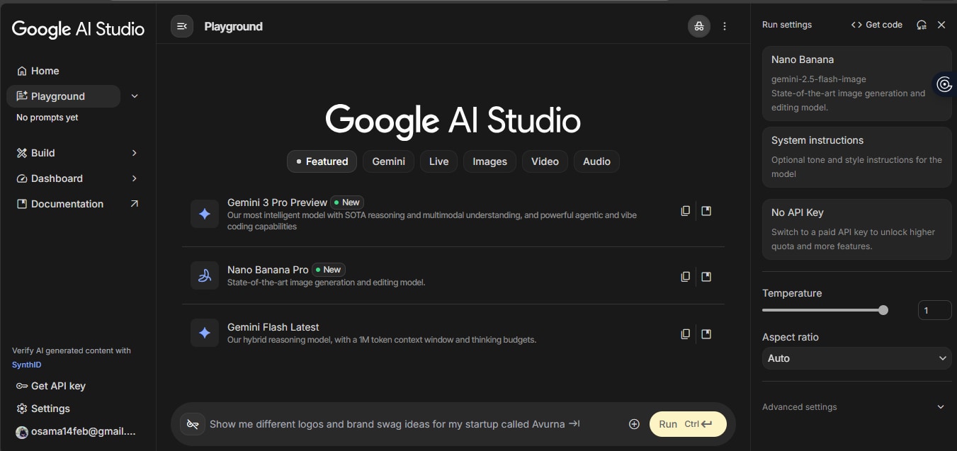 nano banana dashboard