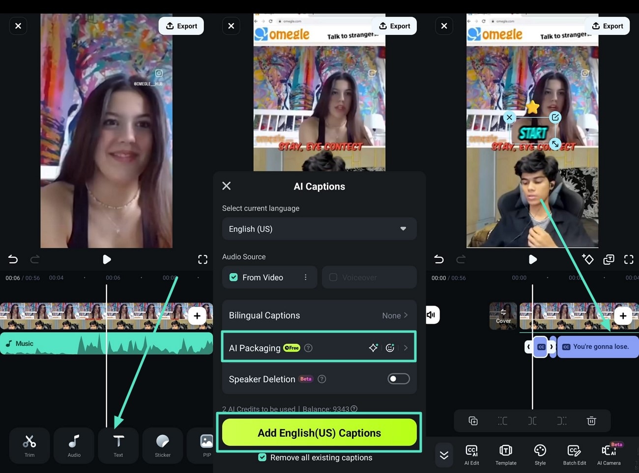 generate ai captions with emojis