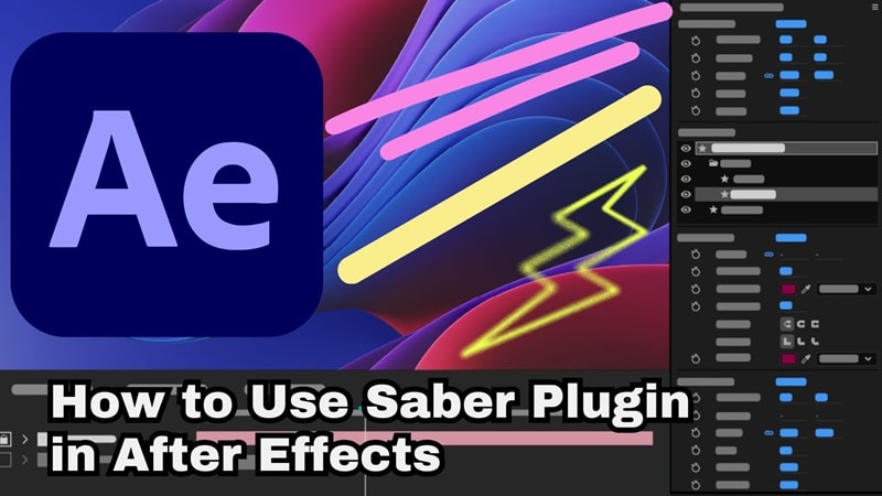 how to use saber after effects