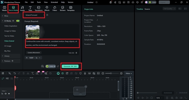 use ai extend for sora clips