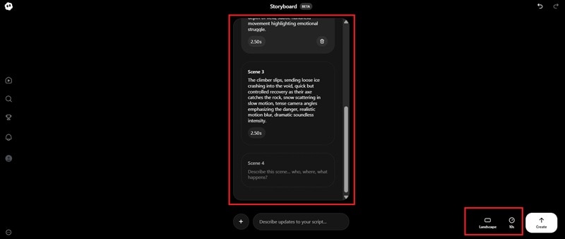 Step 2: enter prompt to sora web
