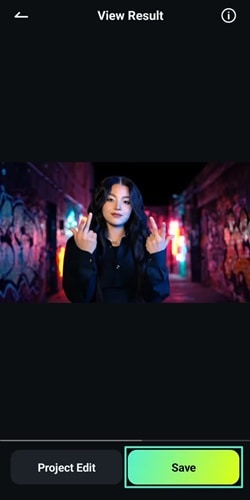 save video using veo3 template