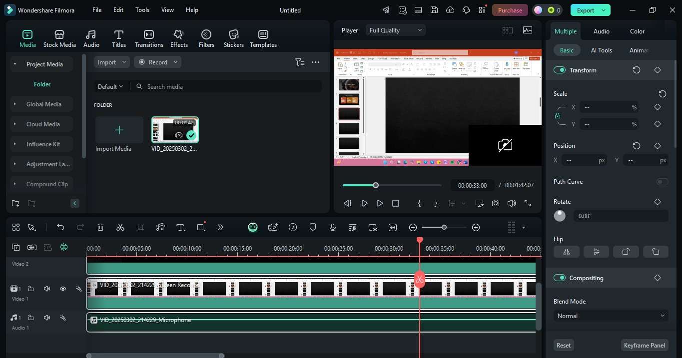 edit recorded video