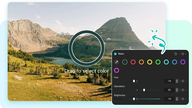 color picker hsl capcut