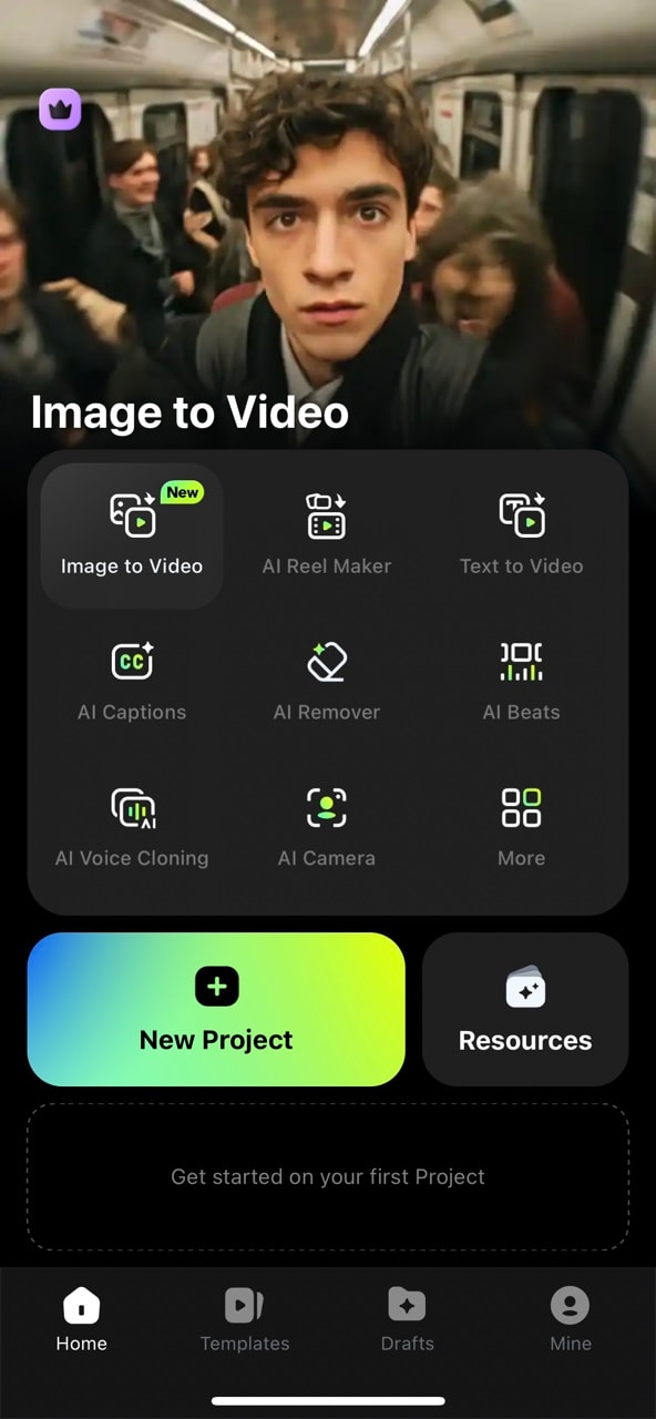 image to video interface