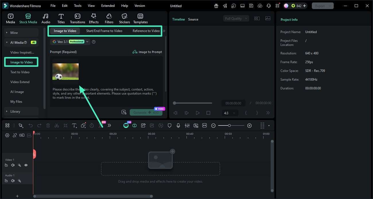 import image to filmora