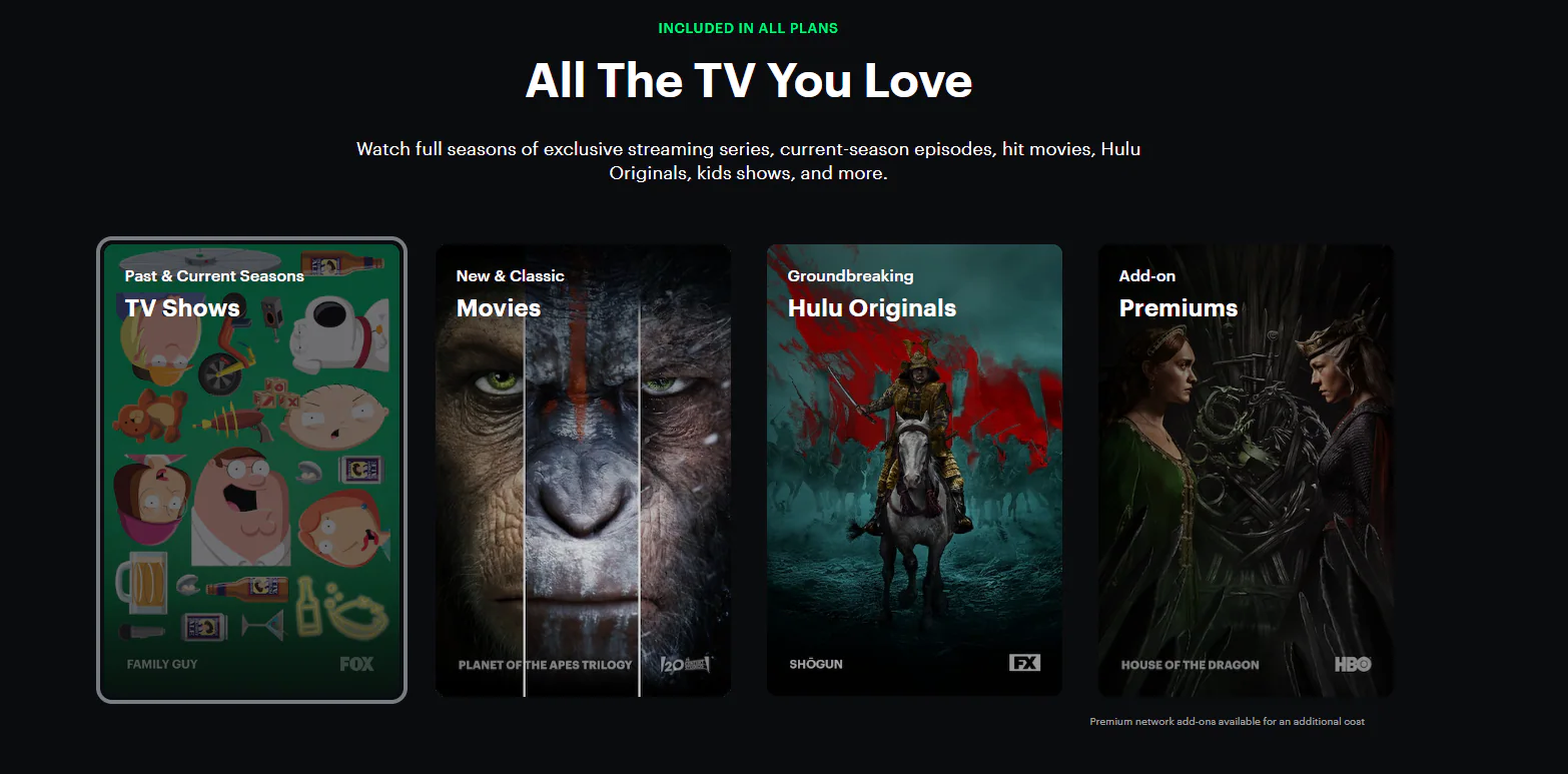 Popcorn Time Online Alternatives -Hulu