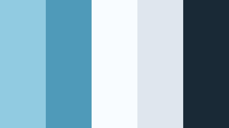 ice harbor branding arctic blue color palette with hex codes