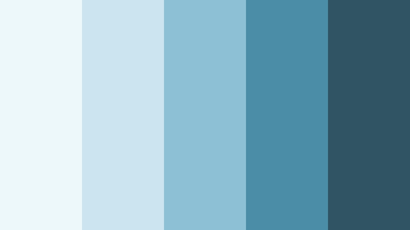 iceberg drift shoreline cool glacier blue color palette with hex codes