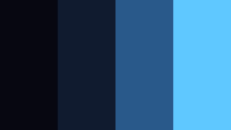 icy neon overtime frost blue color palette with hex codes
