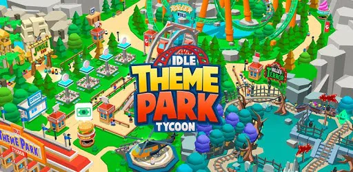 best mobile idle game 2022 - idle theme park tycoon