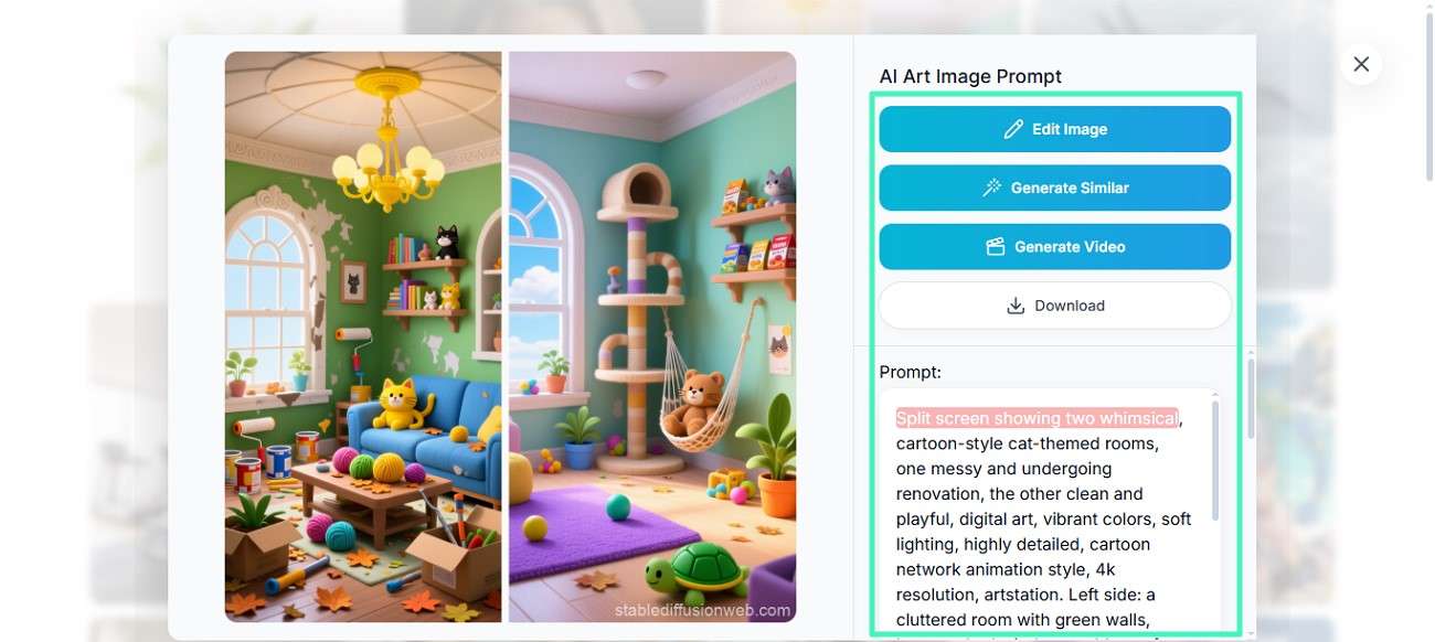 select image copy prompt