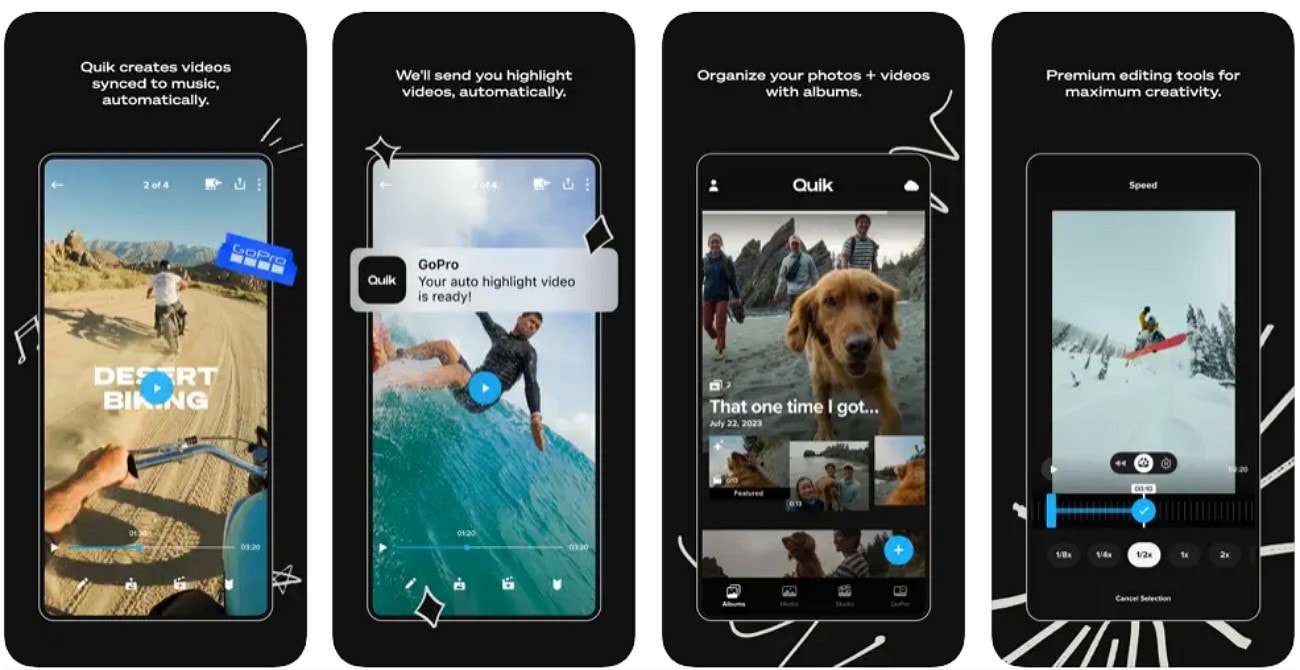 gopro quik app make video from photos
