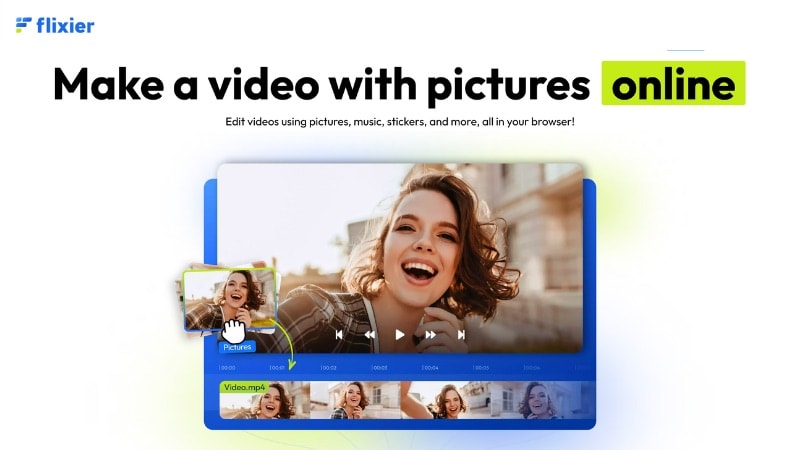 flixier online image to video maker