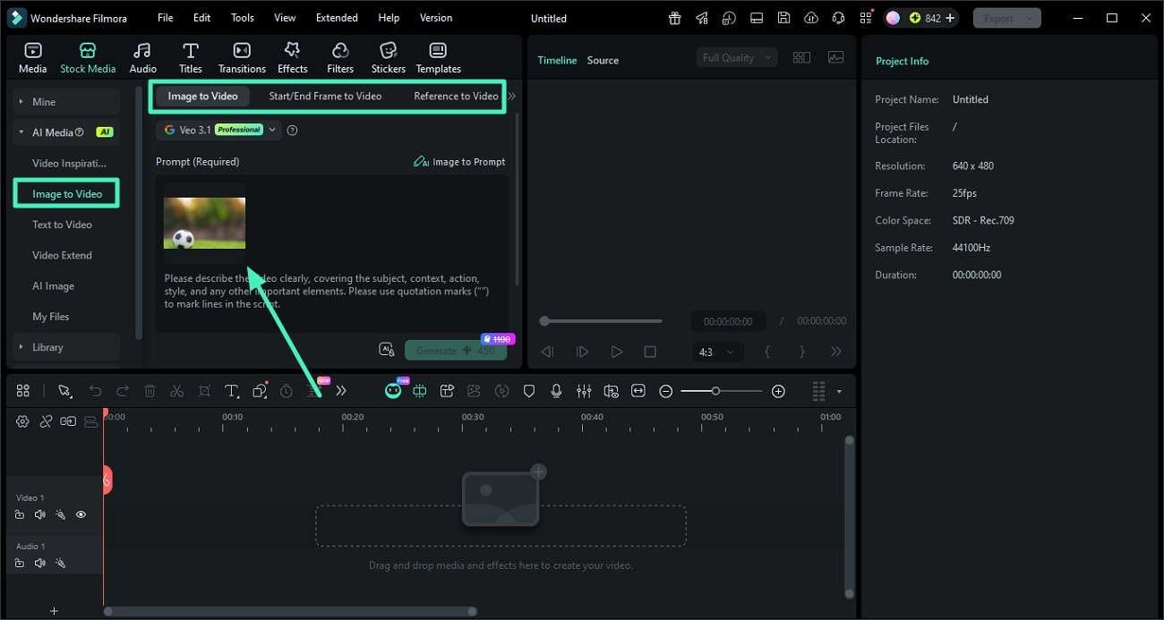 import image to filmora
