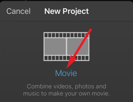 accélérer la vidéo imovie - étape 2