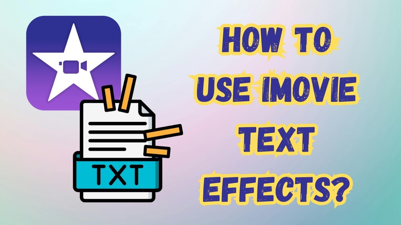 text effects in imovie
