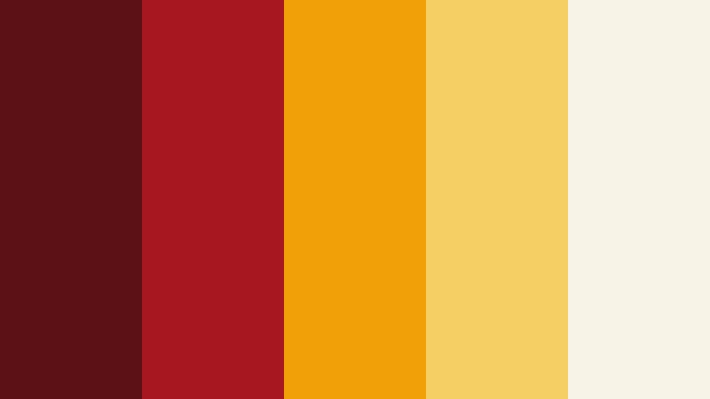 imperial feast drama red and gold restaurant color color palette with hex codes