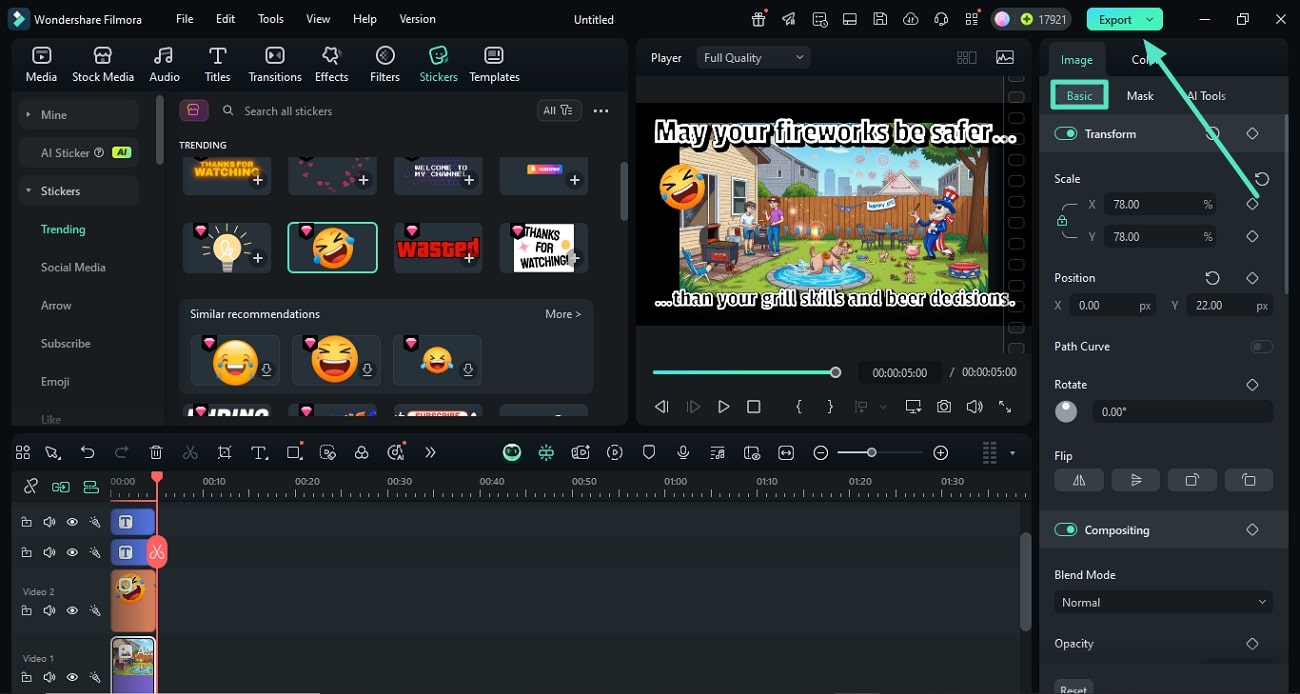 make image properties edit and export
