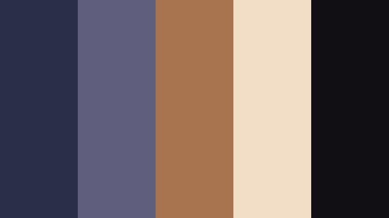 indigo cocoa embrace stormy indigo color palette with hex codes