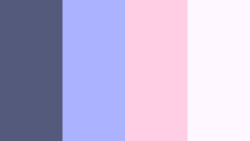 indigo cotton candy skies faded indigo color palette with hex codes