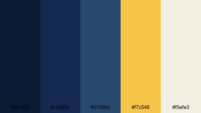 indigo lantern nights moroccan color palette with hex codes