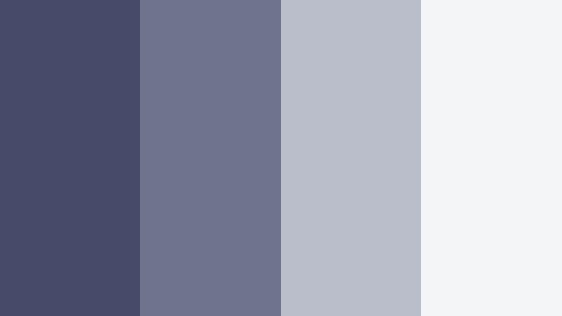 indigo loft minimal faded indigo color palette with hex codes