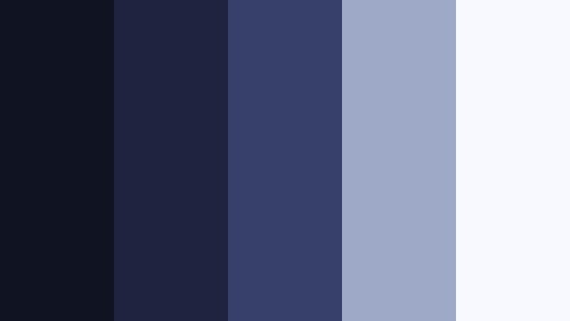 indigo screening room cinematic ink color palette with hex codes