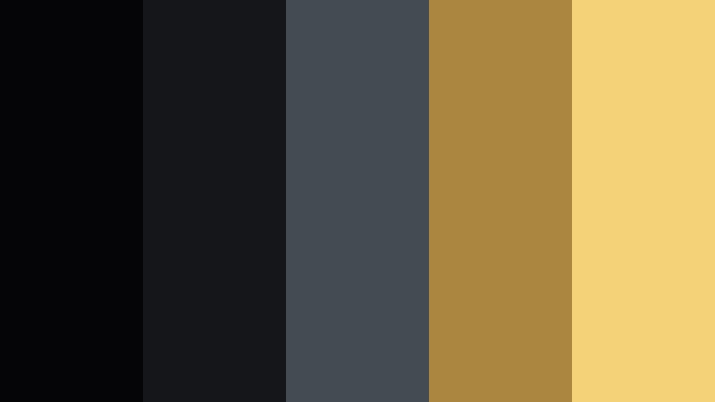 industrial gold bar black and gold restaurant color color palette with hex codes