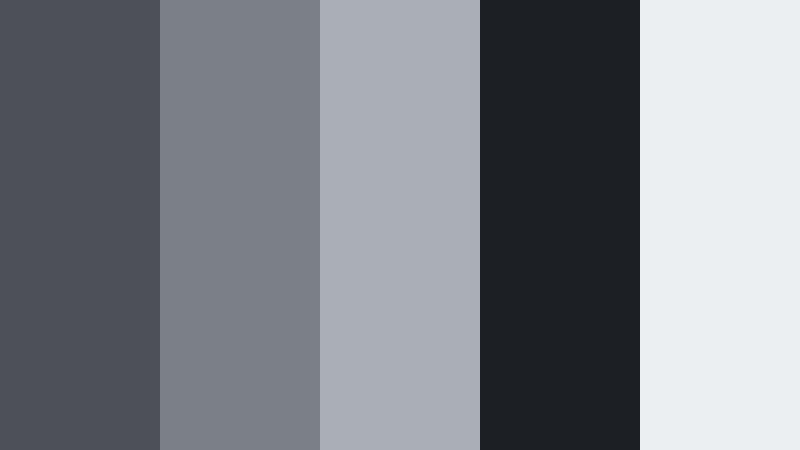 industrial tunnel drift meteor gray color palette with hex codes