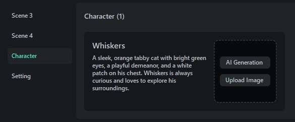 set character image