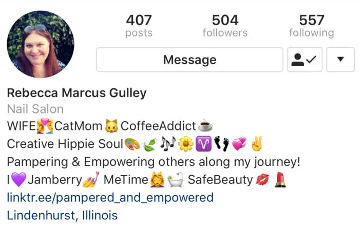 instagram bio