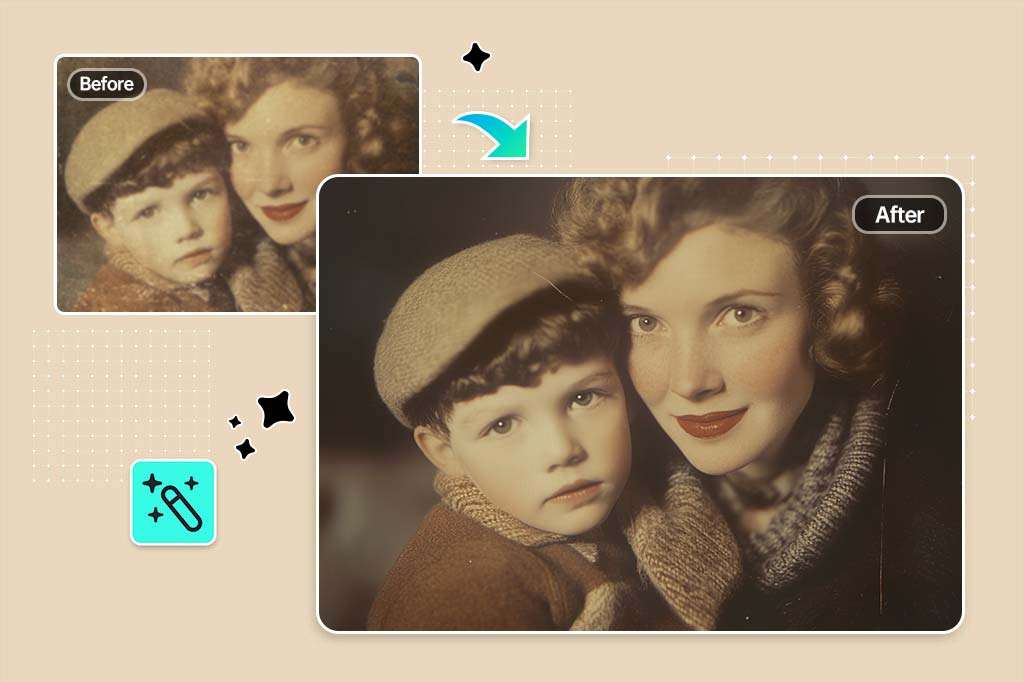 insmind restore old photos