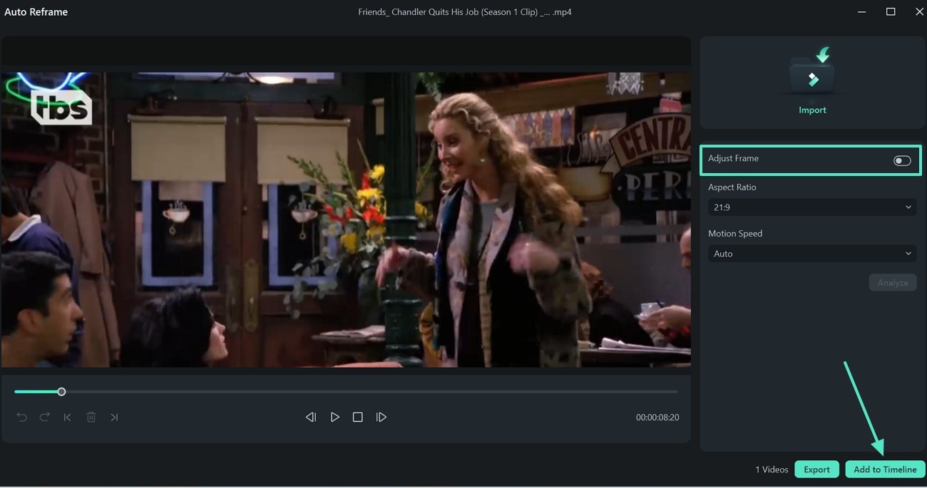 disable adjust frame toggle