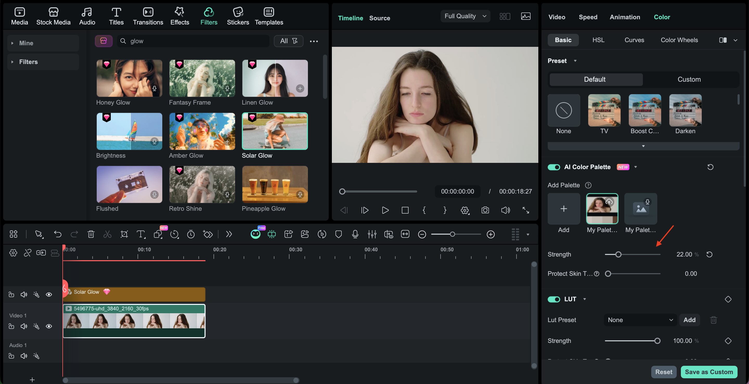 adjust the strength as needed