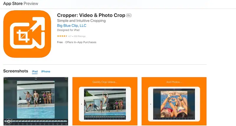 cropper app to resize photos for instagram