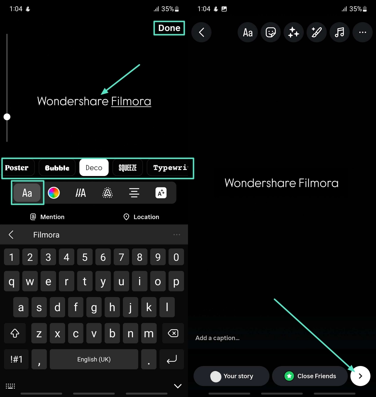 change font style instagram