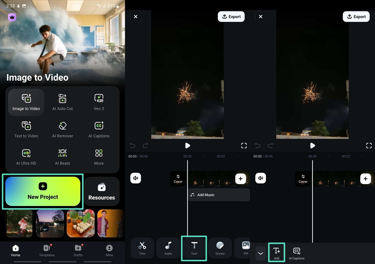 add text to instagram story video
