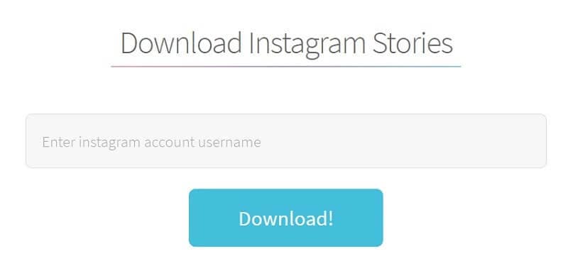 Herramienta para guardar historias de instagram