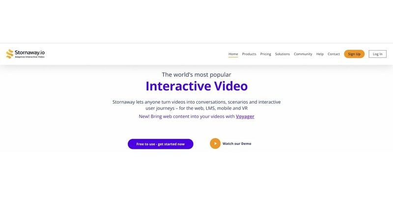 interactive video app stornaway.io