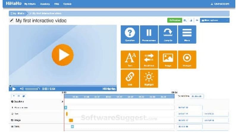 interactive video app hihaho
